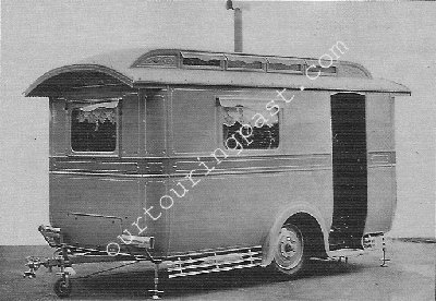 1931 Eccles caravan imported from England in 1935.