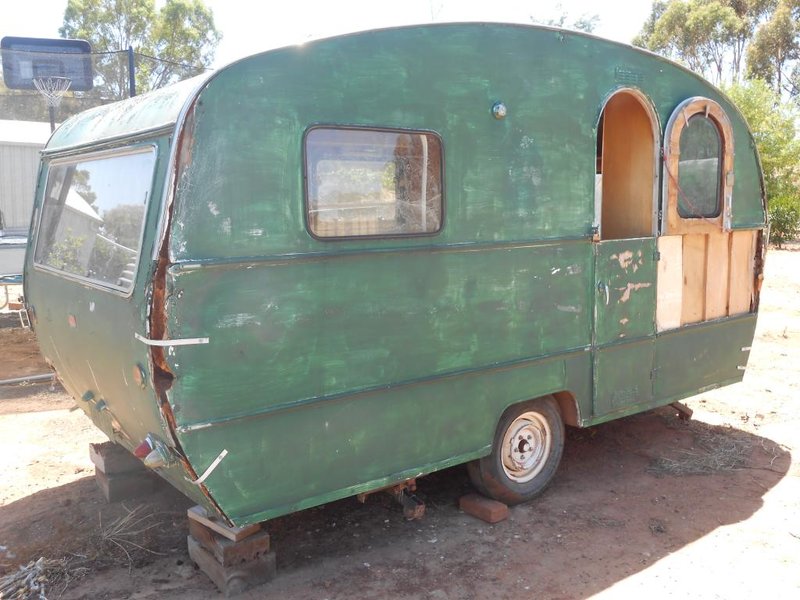 Gertie the 1960 German Jomi Wohnwagen